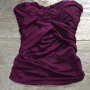 Bebe strapless top